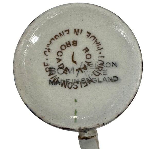 Lord Nelson Ware Porcelain Teacup Saucer Espresso Royal Brocade Chintz England - Picture 3 of 10